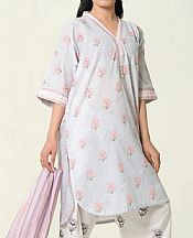 Khas Light Grey Lawn Suit- Pakistani Lawn Dress