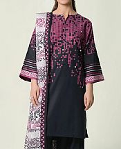 Khas Black Lawn Suit- Pakistani Lawn Dress