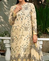 Khas Cream Lawn Suit- Pakistani Lawn Dress