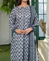 Khas Pastel Grey Lawn Suit- Pakistani Lawn Dress