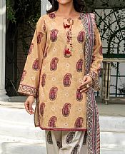 Khas Fawn Lawn Suit- Pakistani Lawn Dress
