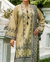 Khas Light Olive Lawn Suit- Pakistani Lawn Dress