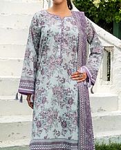Khas Pale Blue Lawn Suit- Pakistani Designer Lawn Suits