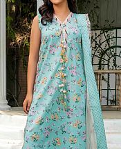 Khas Aqua Lawn Suit- Pakistani Lawn Dress