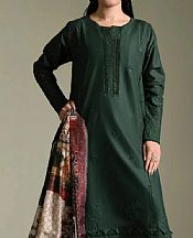 Khas Mineral Green Lawn Suit- Pakistani Designer Lawn Suits
