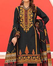 Khas Black Khaddar Suit- Pakistani Winter Clothing