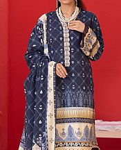 Khas Navy Blue Khaddar Suit- Pakistani Winter Dress