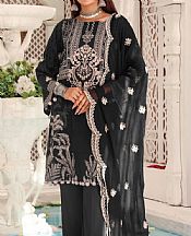 Khas Black Lawn Suit- Pakistani Designer Lawn Suits
