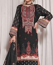 Khas Black Lawn Suit