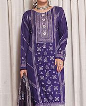 Iris Purple Lawn Suit- Pakistani Lawn Dress