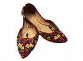 Ladies Khussa- Maroon- Khussa Shoes for Women