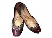 Ladies Khussa- Maroon- Pakistani Khussa Shoes