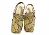 Gents Chappal - Golden- Khussa Shoes for Men
