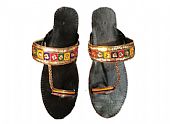 Ladies Slip-on Khussa - Multicolor- Pakistani Khussa Shoes