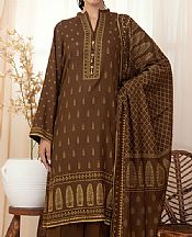 Dark Brown Woven Suit- Pakistani Winter Clothing