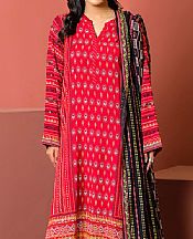 Carmine Red Pashmina Suit- Pakistani Winter Clothing
