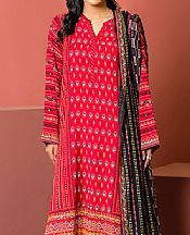 Carmine Red Pashmina Suit- Pakistani Winter Clothing