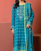 Turquoise Pashmina Suit- Pakistani Winter Dress