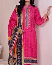 Magenta Khaddar Suit- Pakistani Winter Clothing