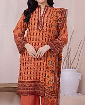 Coral Khaddar Suit- Pakistani Winter Clothing