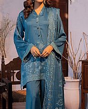 Lsm Cadet Blue Marina Suit- Pakistani Winter Dress