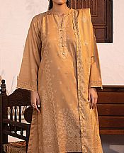 Lsm Camel Brown Marina Suit- Pakistani Winter Dress