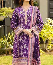 Lsm Purple Lawn Suit- Pakistani Lawn Dress