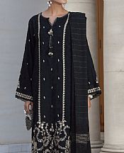 Lsm Black Jacquard Suit- Pakistani Winter Dress