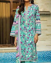 Lsm Aqua Lawn Suit- Pakistani Lawn Dress