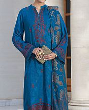 Lsm Zinc Blue Jacquard Suit- Pakistani Winter Dress