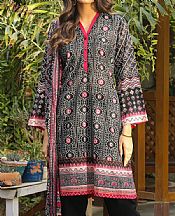 Lsm Black Lawn Suit- Pakistani Designer Lawn Suits