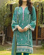 Lsm Emerald Green Lawn Suit- Pakistani Designer Lawn Suits