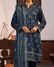 Lsm Dark Blue Marina Suit- Pakistani Winter Clothing