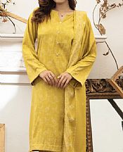 Lsm Golden Yellow Marina Suit- Pakistani Winter Dress