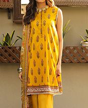 Lsm Mustard Lawn Suit- Pakistani Lawn Dress