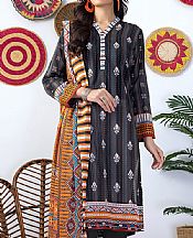 Lsm Black Lawn Suit- Pakistani Lawn Dress