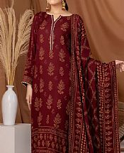 Maroon Pashmina Suit- Pakistani Winter Clothing