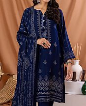 Dark Blue Pashmina Suit- Pakistani Winter Dress
