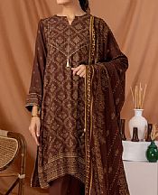 Sienna Brown Pashmina Suit- Pakistani Winter Clothing