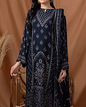 Midnight Blue Pashmina Suit- Pakistani Winter Dress