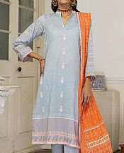 Baby Blue Lawn Suit