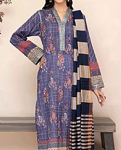 Cornflower Blue Lawn Suit