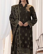 Lsm Charcoal Cashmi Wool Suit- Pakistani Winter Clothing