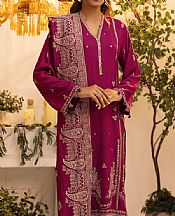 Lsm Magenta Cashmi Wool Suit- Pakistani Winter Clothing