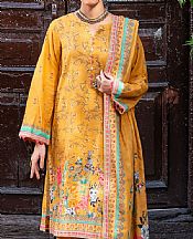 Lsm Mustard Khaddar Suit- Pakistani Winter Dress