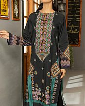 Black Khaddar Kurti- Pakistani Winter Dress