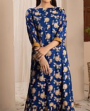 Royal Blue Linen Kurti- Pakistani Winter Clothing