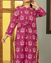 Magenta Cotton Kurti- Pakistani Winter Dress