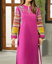 Shocking Pink Khaddar Suit (2 Pcs)- Pakistani Winter Dress