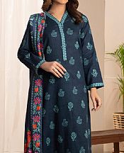 Midnight Blue Khaddar Suit- Pakistani Winter Clothing
